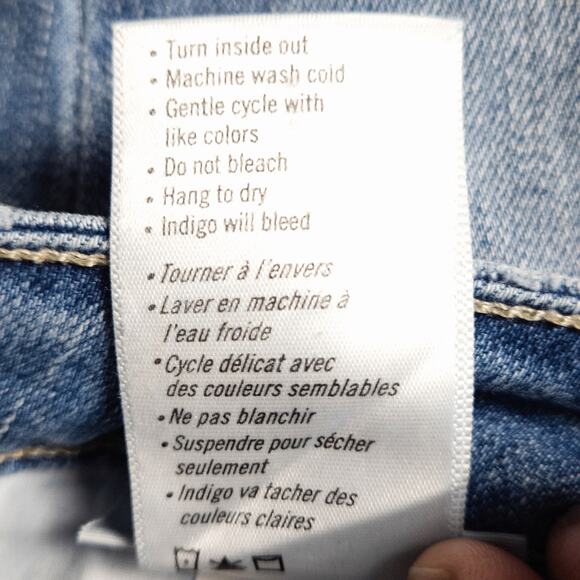 Paige Women’s Brigitte Jeans Size 28 Casual Chic Denim Minimalist Streetwear - Picture 10 of 11